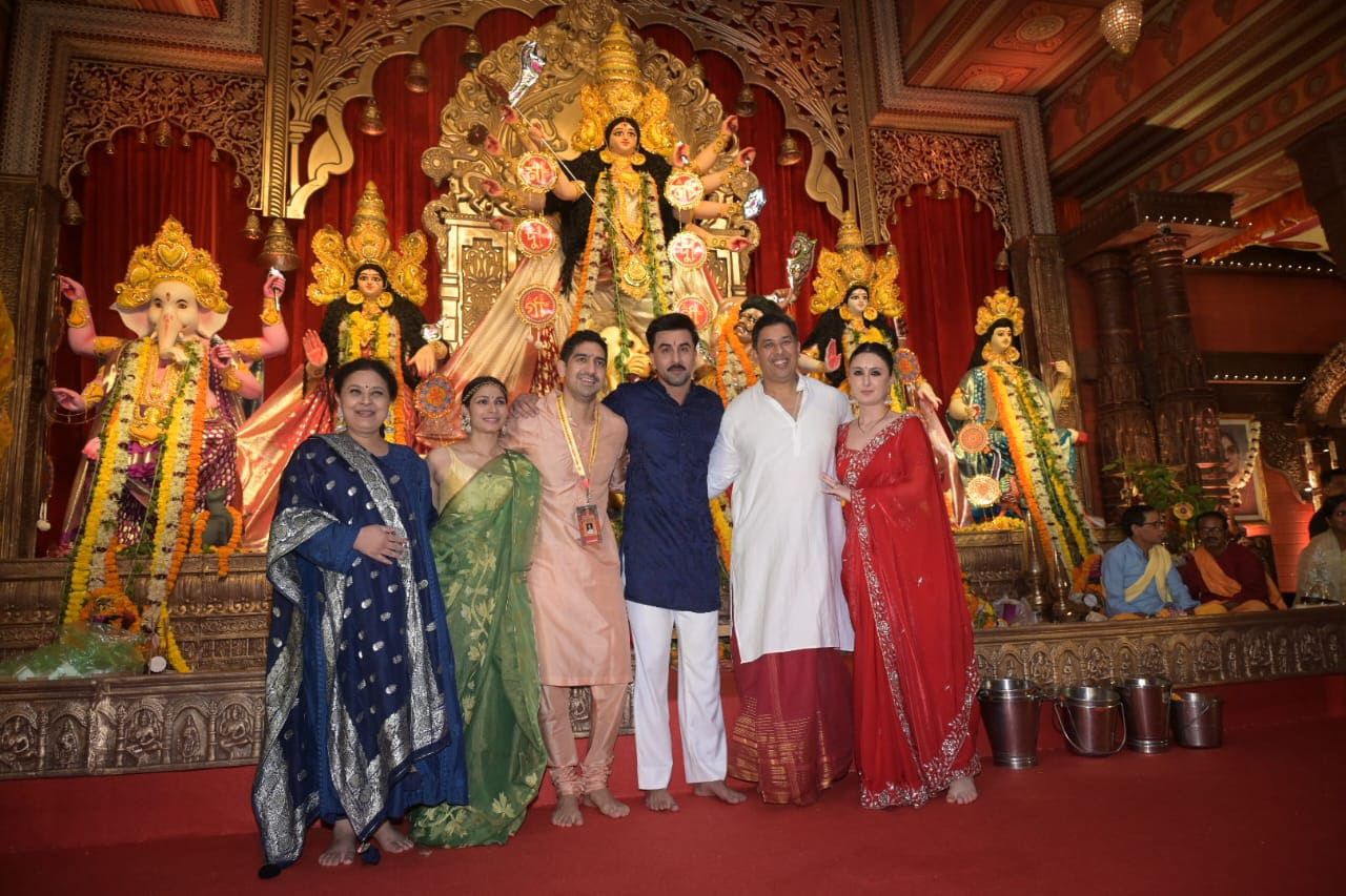 From Screen to Shakti: Ranbir Kapoor Joins Durga Puja Festivities With Ayan Mukerji