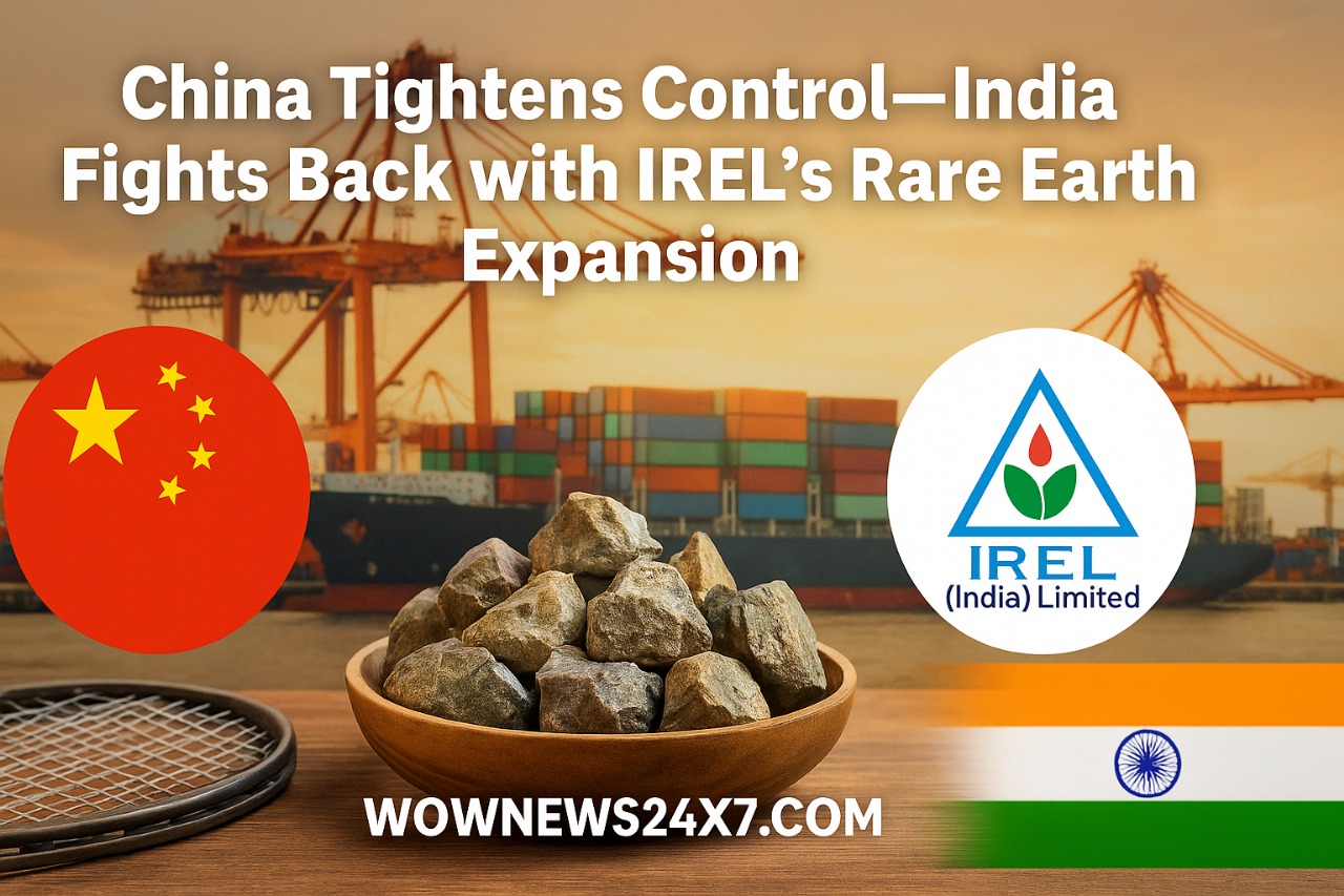 China Tightens Control—India Fights Back with IREL’s Rare Earth Expansion