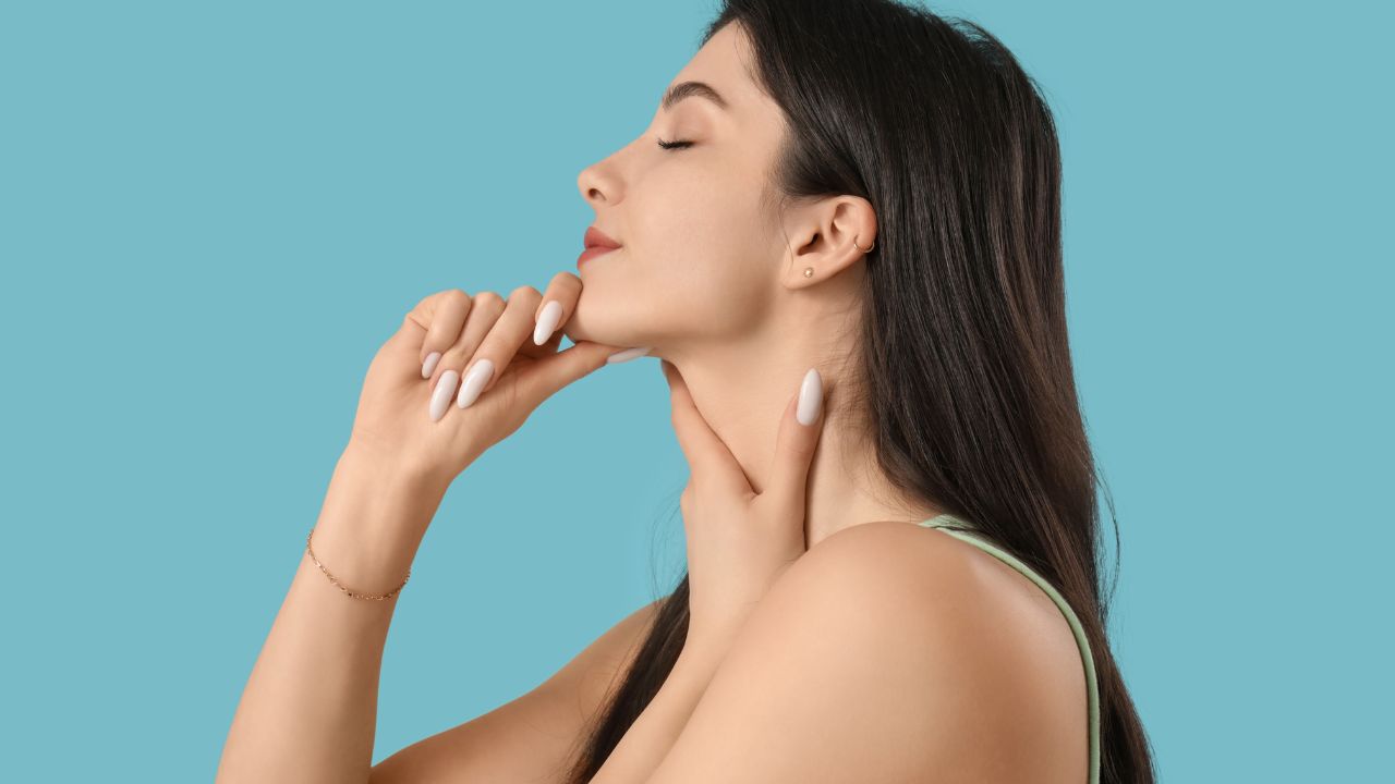Defy Gravity: 5 Morning Moves and a Night Massage to Sculpt Neck and Jawline After 45