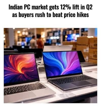 Beating the Hike: India PC Market Grows 12.1% in Q2 Amid Cost Pressures