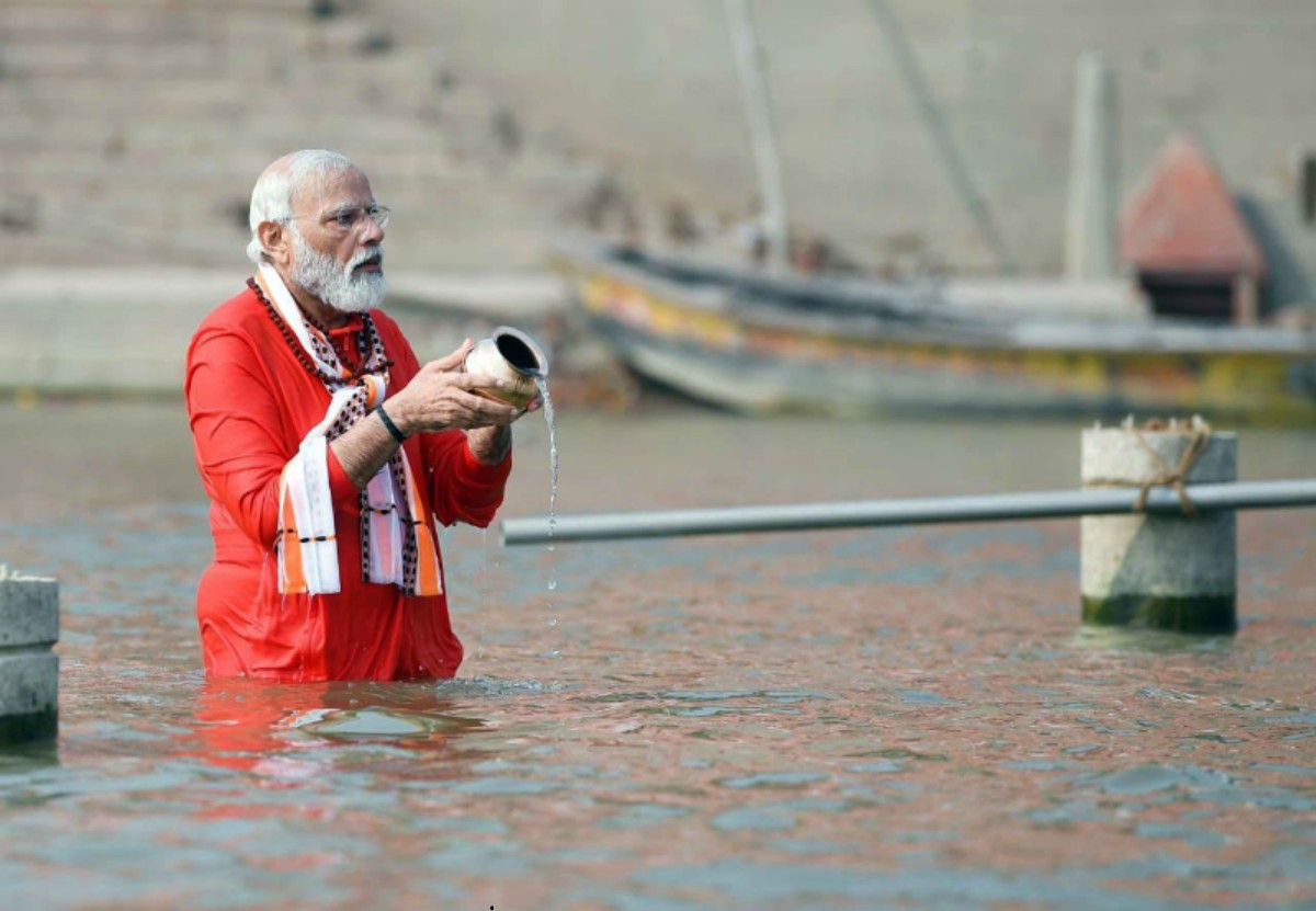 PM Modi's Sacred Pilgrimage: A Day of Devotion by the Ganges in Mukhwa