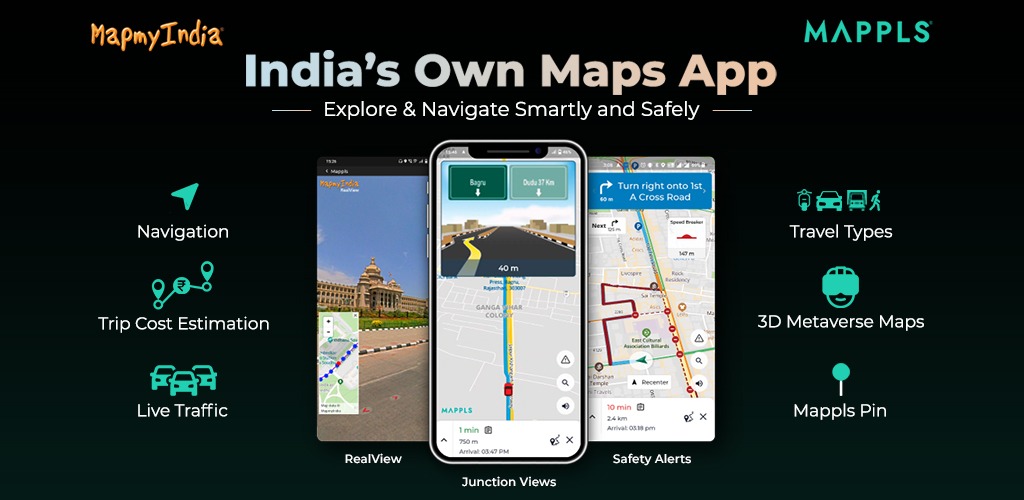 Mappls Challenges Google Maps with Game Changing Public Transport Integration Across India