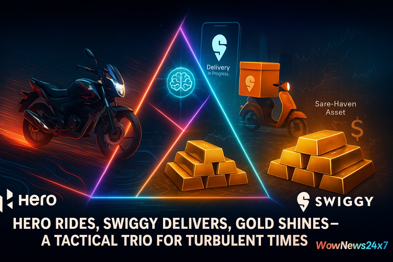 Hero Rides, Swiggy Delivers, Gold Shines—A Tactical Trio for Turbulent Times