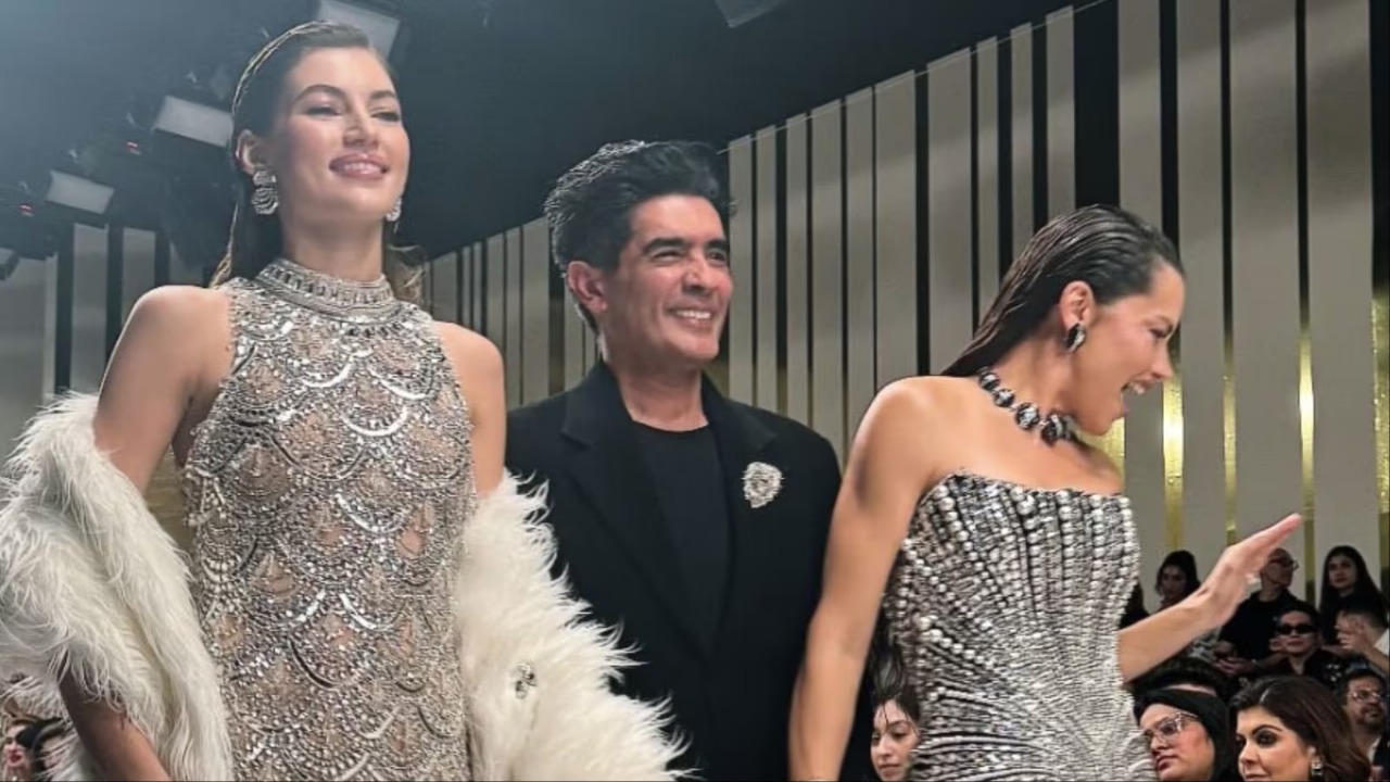 Supermodel Adriana Lima Dazzles in Manish Malhotra's Grand Finale at Dubai Fashion Week 2025