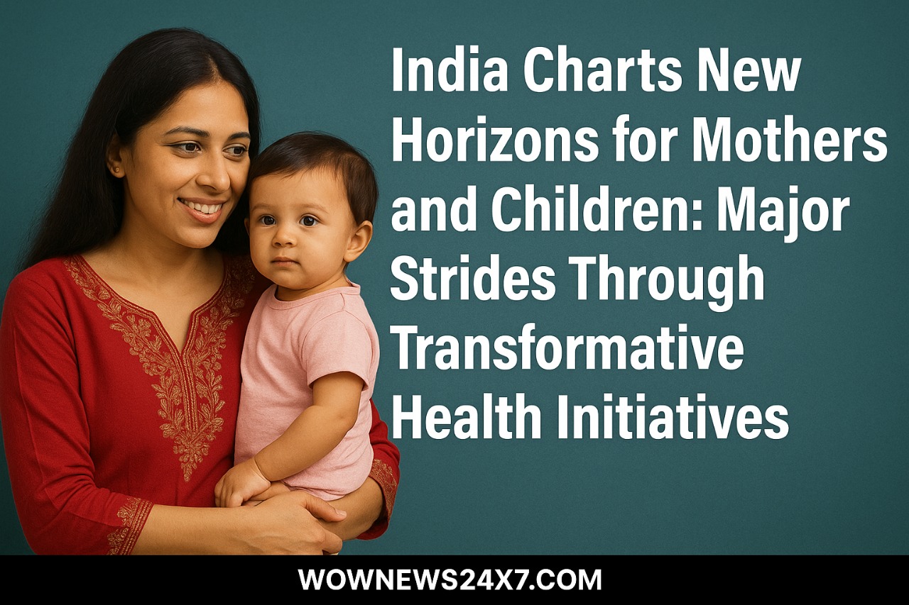 India Charts New Horizons for Mothers and Children: Major Strides Through Transformative Health Initiatives