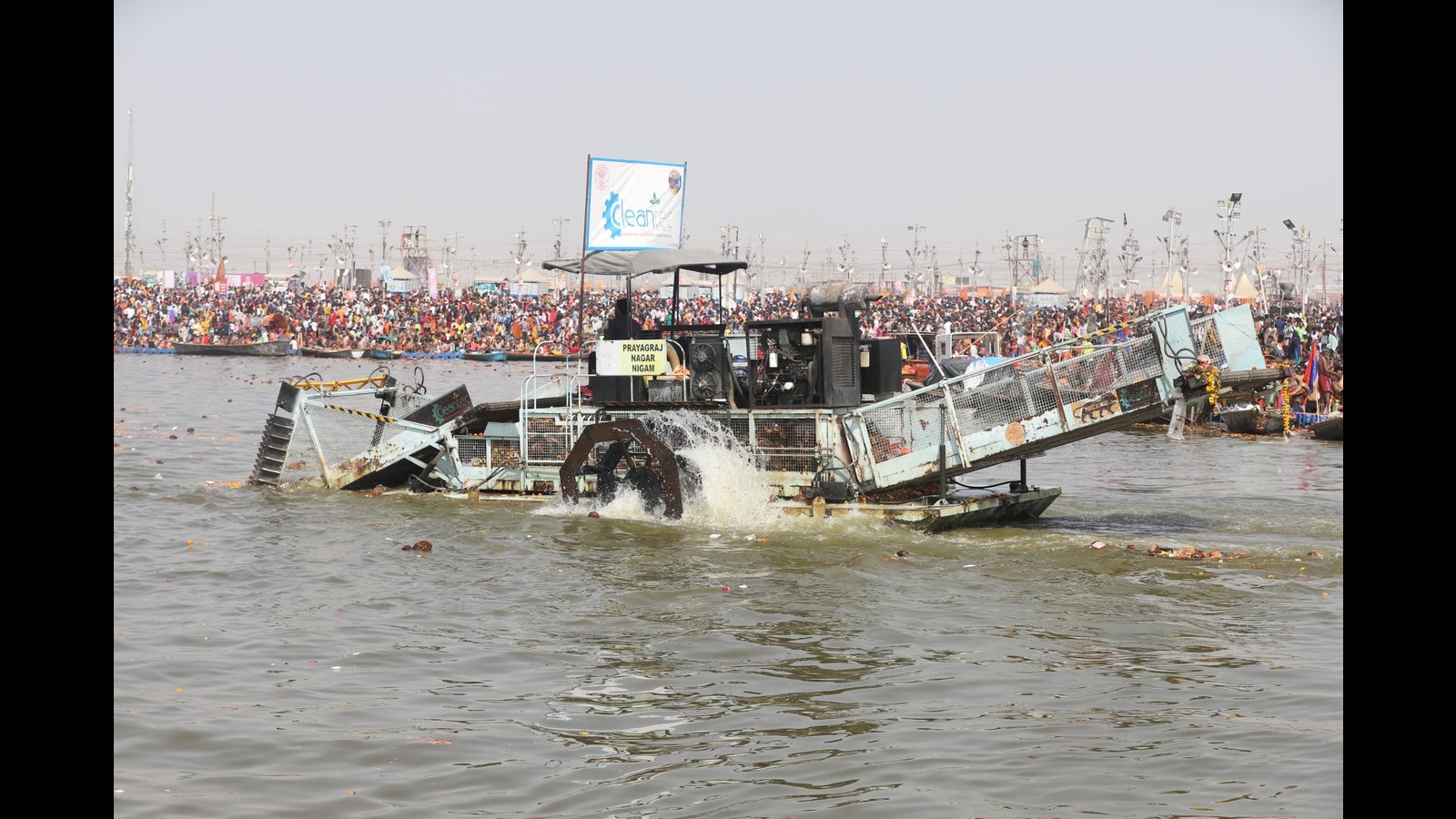 Maha Kumbh 2025 Sets Sanitation Benchmark with 1 Crore Litres of Eco-Cleaners