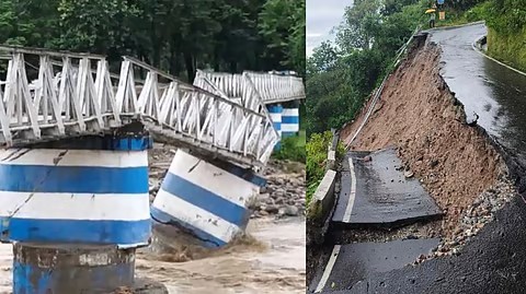 Monsoon Rains Lead to Landslides in Darjeeling, Sikkim Temporarily Isolated