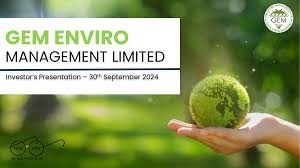 Gem Enviro Management Ltd Approves Joint Venture With Rudrabhishek Infosystem