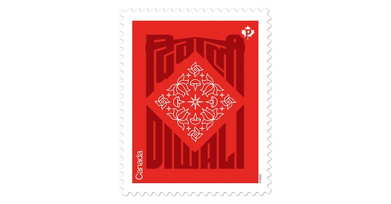 Canada Puts a Stamp on Diwali: Rangoli-Inspired Design Spreads Festive Colours