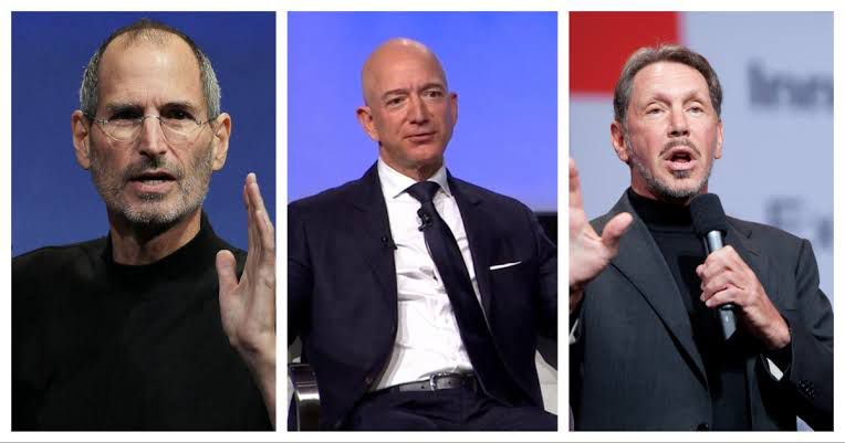 Steve Jobs, Jeff Bezos, and Larry Ellison: The Unknown Link Behind Tech Giants' Success