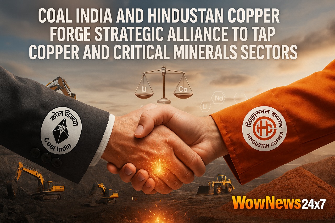 Coal India and Hindustan Copper Forge Strategic Alliance to Tap Copper and Critical Minerals Sectors