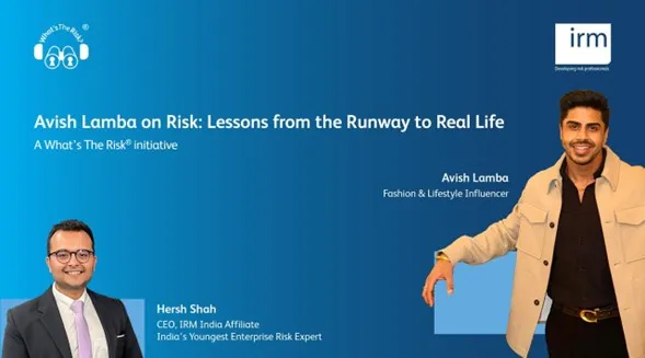IRM India Spotlights Fashion Influencer Avish Lamba in Risk Management Interview