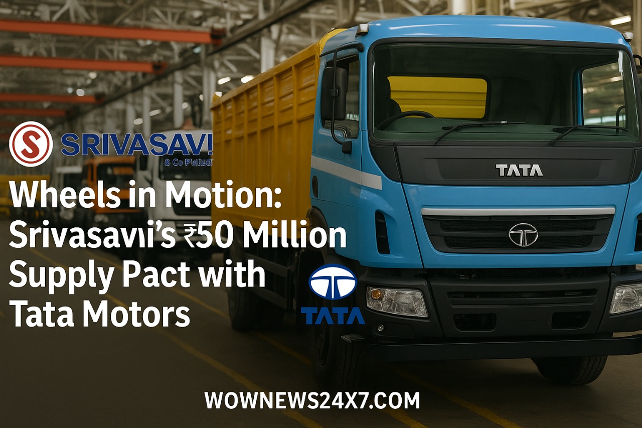 Wheels in Motion: Srivasavi’s ₹50 Million Supply Pact with Tata Motors
