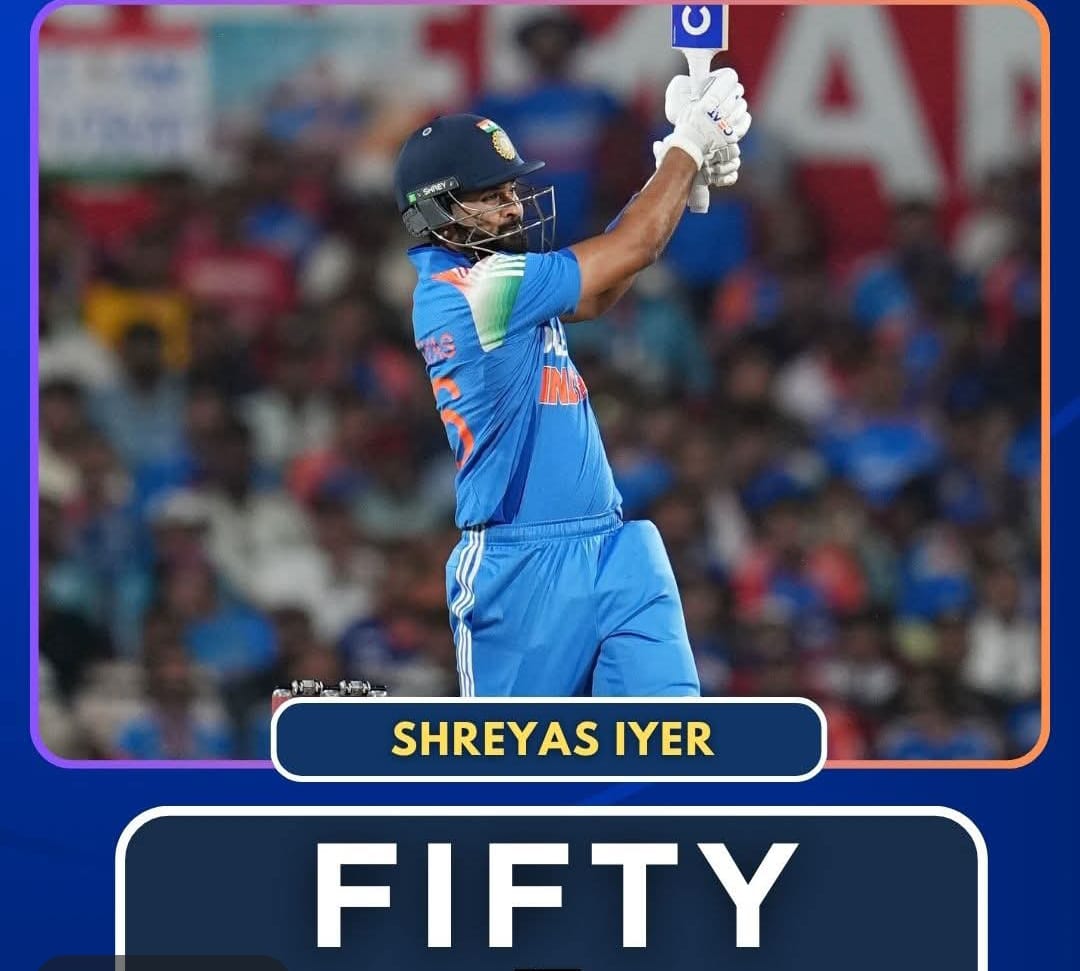 Shreyas Iyer Scores a Stunning 50 as India Inches Closer to Victory Against Pakistan in Champions Trophy 2025