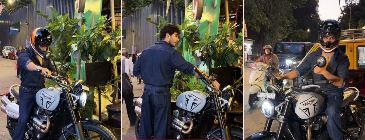 Riding High: Ishaan Khatter’s Street Style Sparks a Brand Chase on Two Wheels