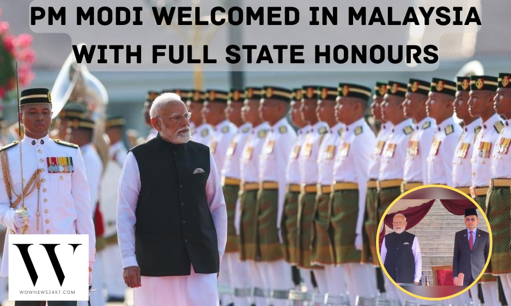 PM Modi’s Malaysia Visit Begins with Ceremonial Splendor and Guard of Honour