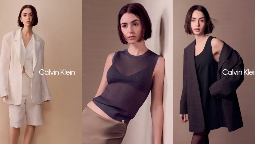 Sequins, Soap Nails, and a Full-Circle Moment: Lily Collins Dazzles at NYFW in Calvin Klein’s Spring 2026 Show