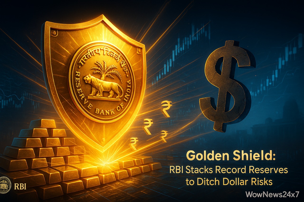 Golden Shield: RBI Stacks Record Reserves to Ditch Dollar Risks