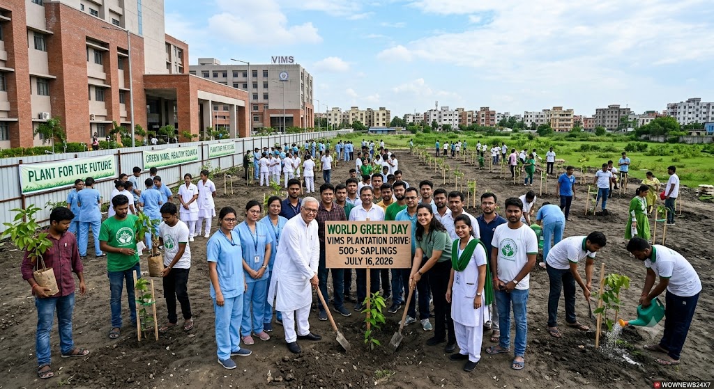 VIMS Plants 500 Saplings to Mark World Green Day in Kolkata