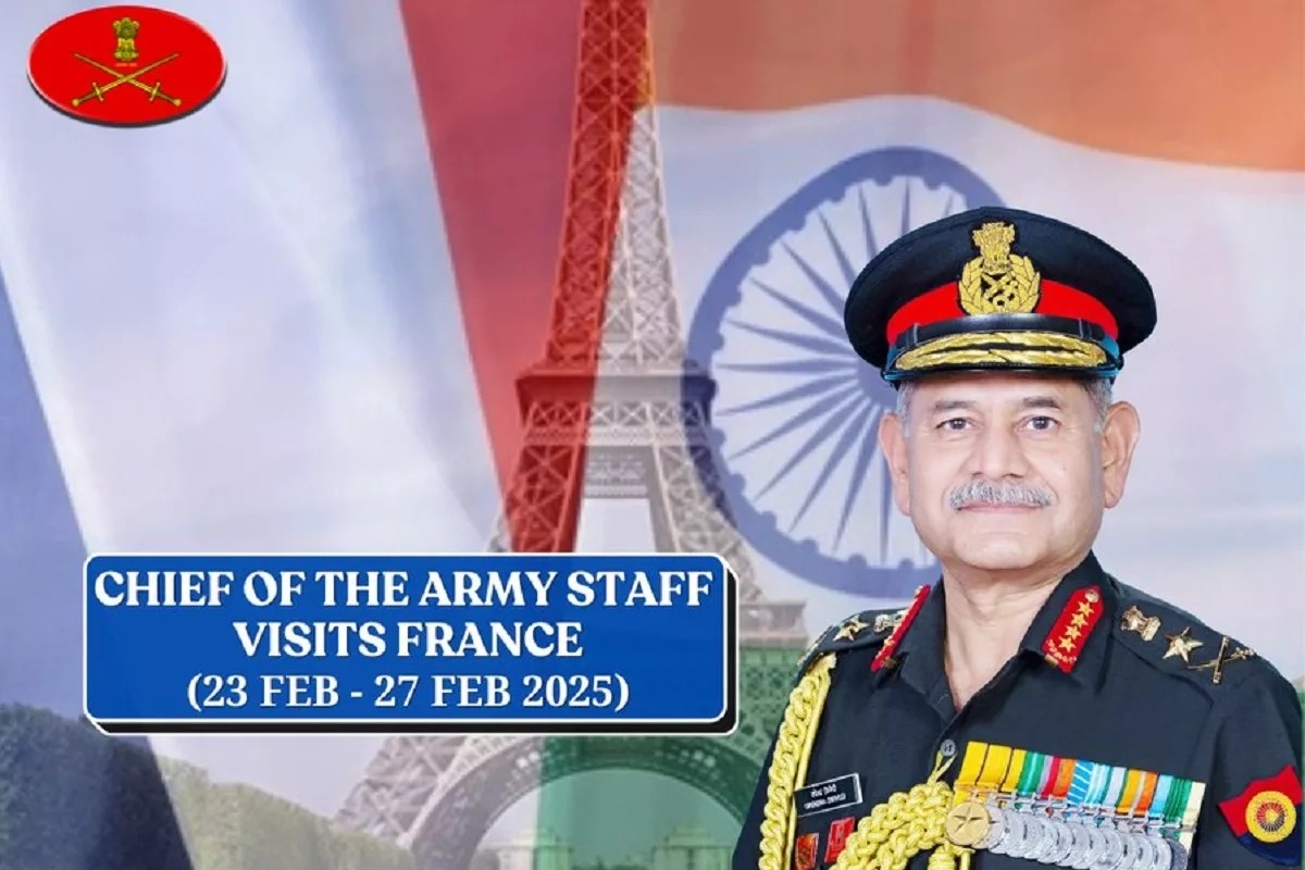 Indian Army Chief Gen Dwivedi Sets Sail for France: A Mission of Military Diplomacy