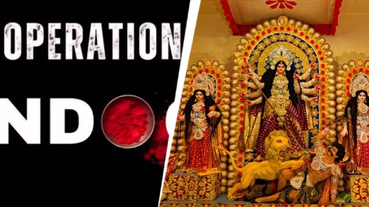Eighty-Nine & Divine: Santosh Mitra Square Lights Up Kolkata This Year Again with Operation Sindoor Theme