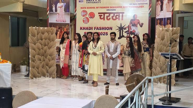 Spinning Culture into Couture: ‘Charkha’ Khadi Fashion Show Celebrates Indian Heritage at MATS University