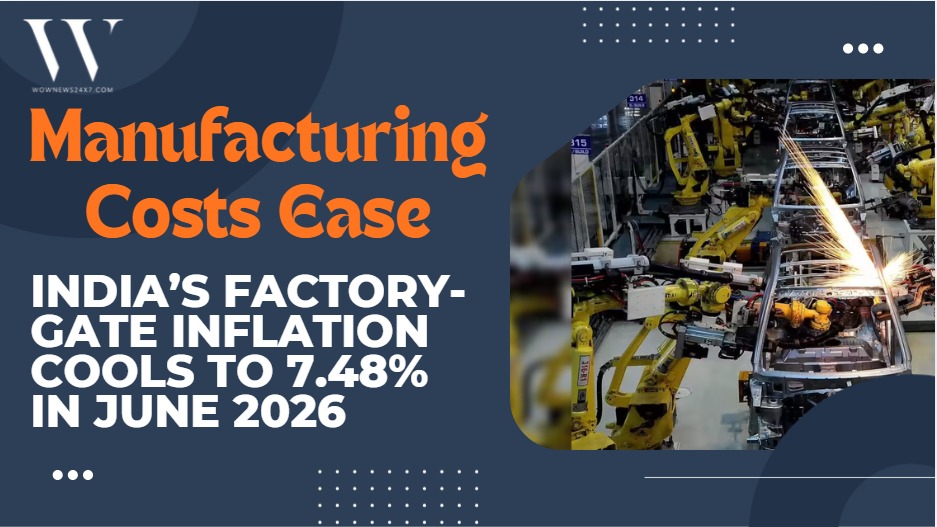 India's Manufacturing Inflation Eases to 7.48% in June 2026
