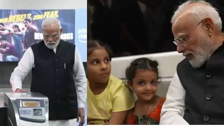 PM Modi Takes the Metro to SRCC-What Happened Inside the Train?