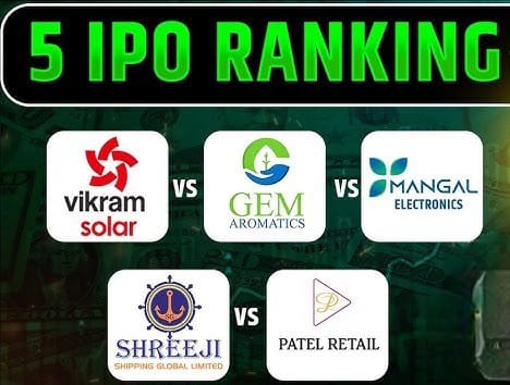 Dalal Street’s Fab Five: Vikram Solar, Patel Retail, and the Billion-Rupee Buzz