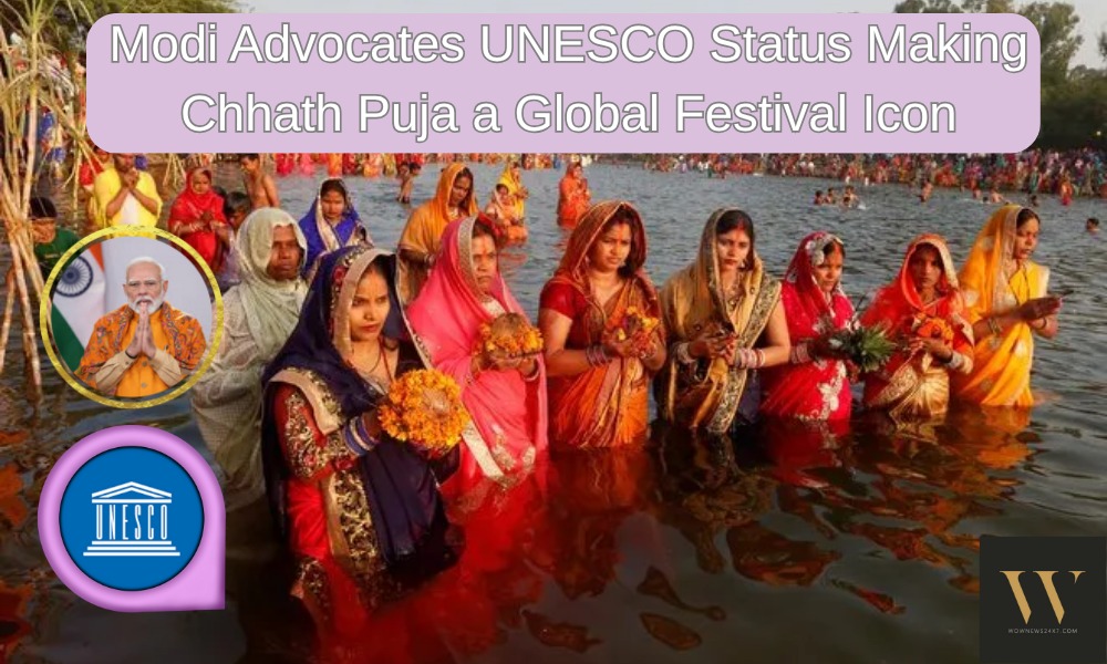 PM Modi’s Vision for Chhath Puja: Elevating a Sacred Tradition to UNESCO Global Heritage
