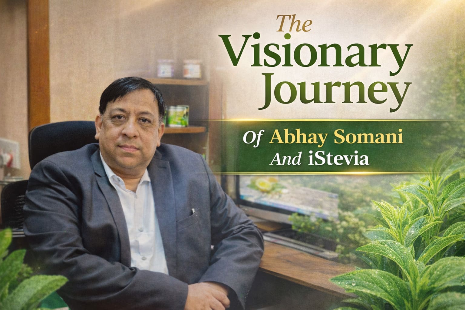 Stevia Innovation Transforming India’s Sugar Alternatives: The Visionary Journey Of Abhay Somani And iStevia