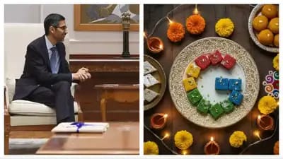 Sweet Bytes of Diwali: Sundar Pichai’s Google-Themed Barfi Post Wins Hearts Online