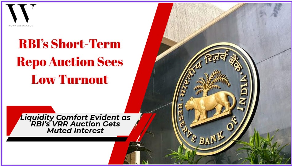 RBI’s 5-Day VRR Auction Sees Tepid Demand