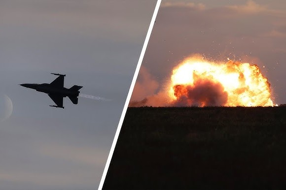 Wings of Fire: Poland’s F-16 Demo Jet Crashes in Flames, Airshow Cancelled