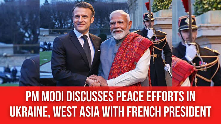 Charting Peace Amidst Turmoil: Modi And Macron Reignite Diplomatic Momentum On Ukraine