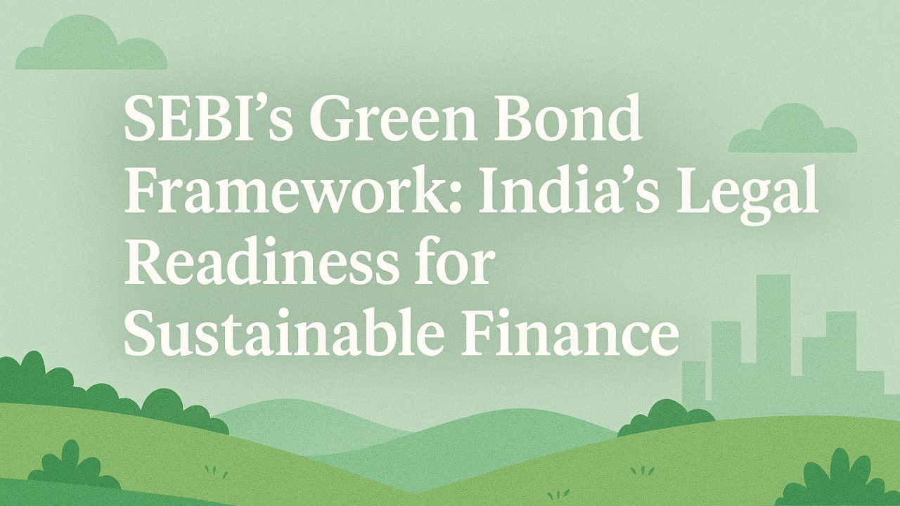 SEBI’s New Green Bond Rule: What’s Being Hidden in the Fine Print?