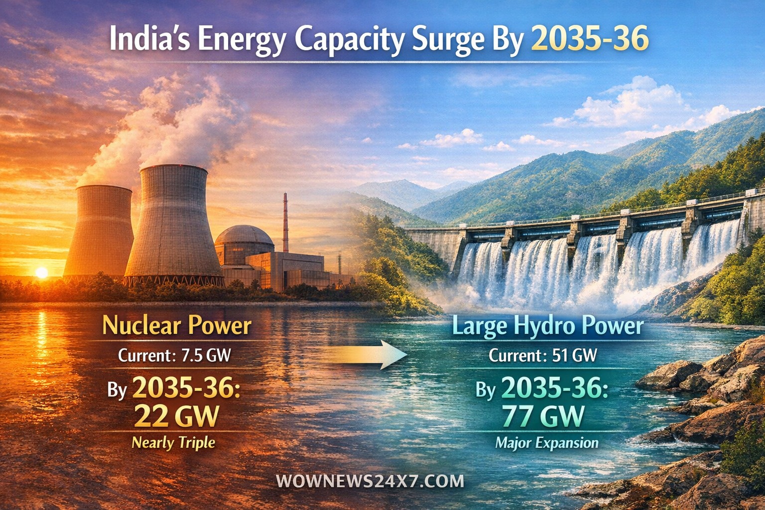 India’s Policy Document Signals Major Leap In Nuclear And Hydro For Energy Security By 2035-36