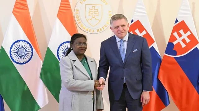 President Murmu Reels in Opportunity: India and Slovakia to Boost Creative Bonds
