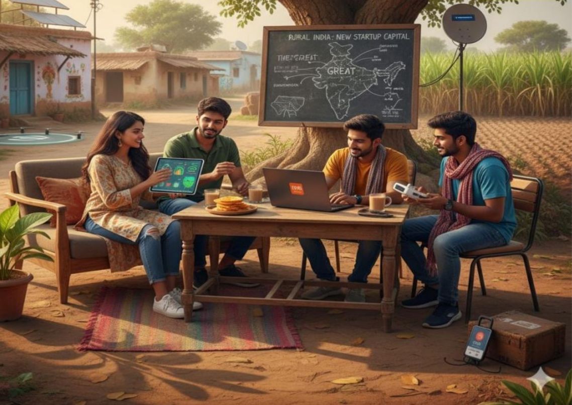 The Great Flip: Gen Z Turns Rural India into the New Startup Frontier