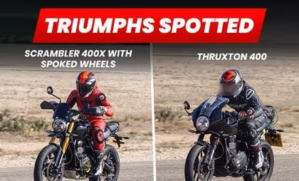 Triumph Spins Up: 400cc New Models Seen in the Wild