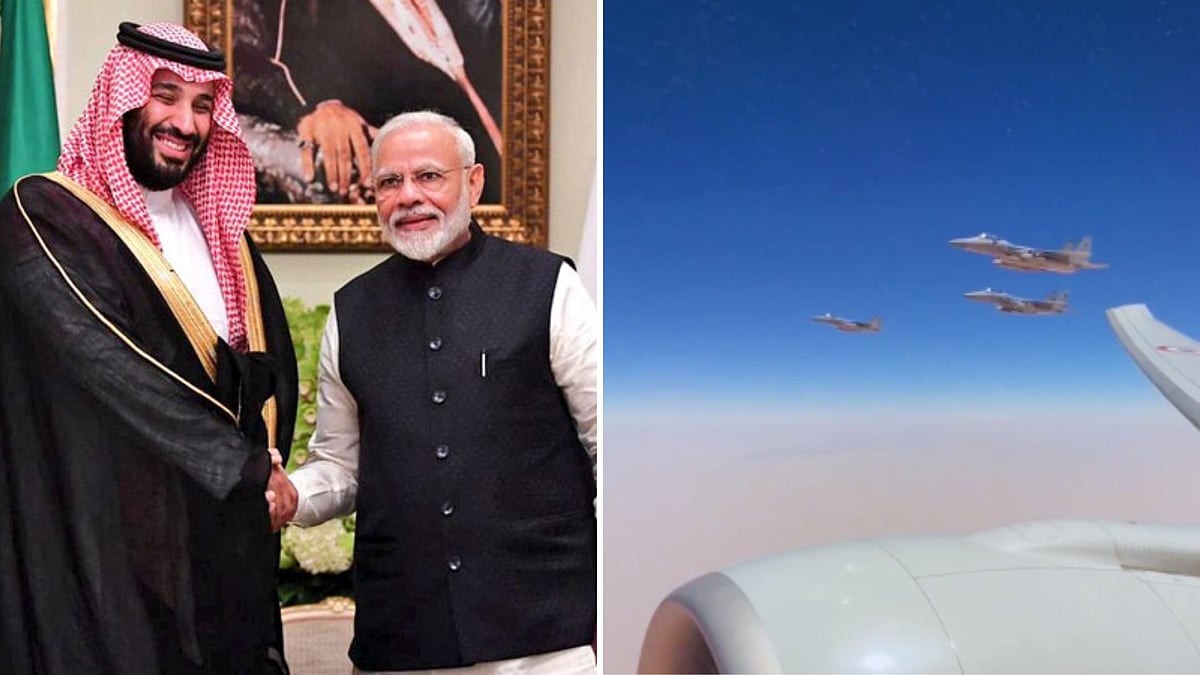 Saudi Arabia Welcomes PM Modi with Grand Fighter Jet Escort
