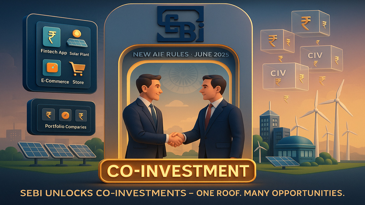 SEBI Unlocks Co-Investment Potential: AIFs Get Green Light to Launch Investor-Aligned Schemes