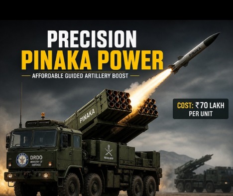 Affordable Precision: Guided Pinaka At 70 Lakh Boosts Army Firepower