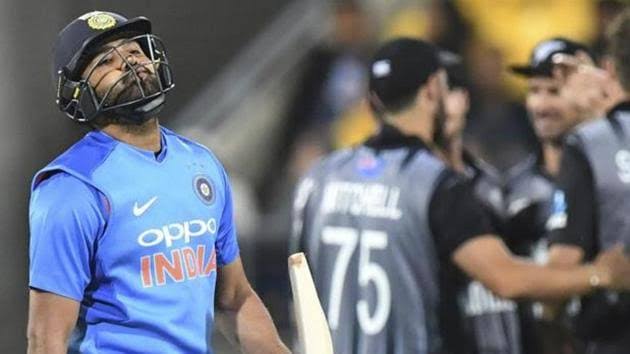 Rohit Sharma Falls Early as India Struggles Against New Zealand