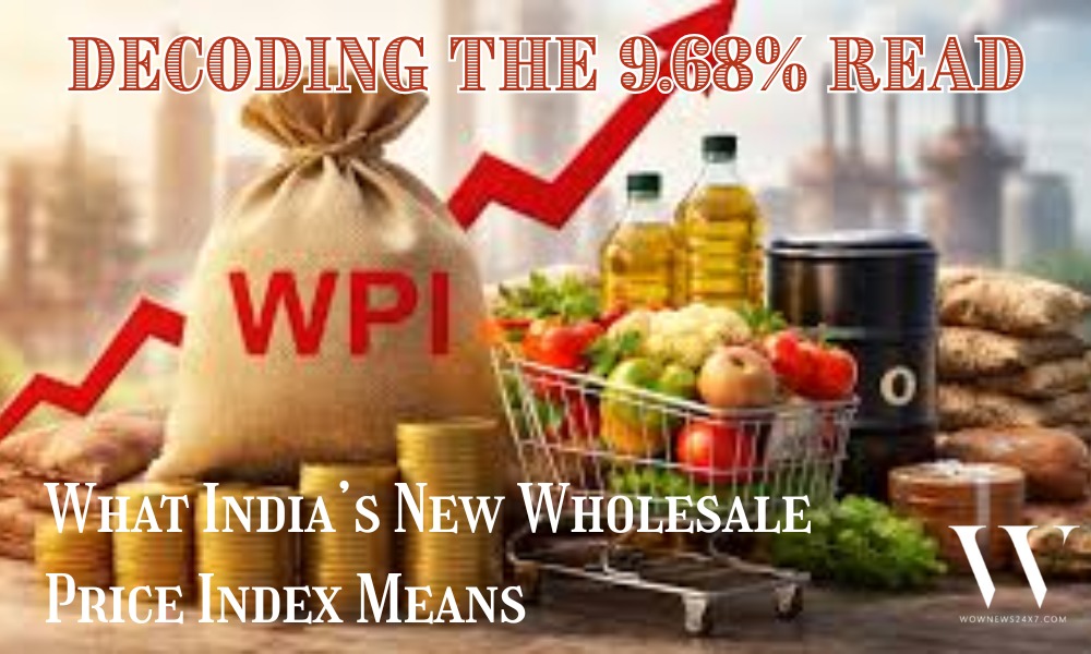 India’s Wholesale Inflation Hits 9.68% in New WPI Series Debut