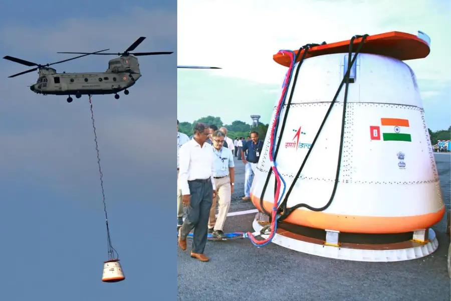 ISRO Achieves Major Milestone with First Integrated Air Drop Test for Gaganyaan, Bolstering India’s Human Spaceflight Ambitions