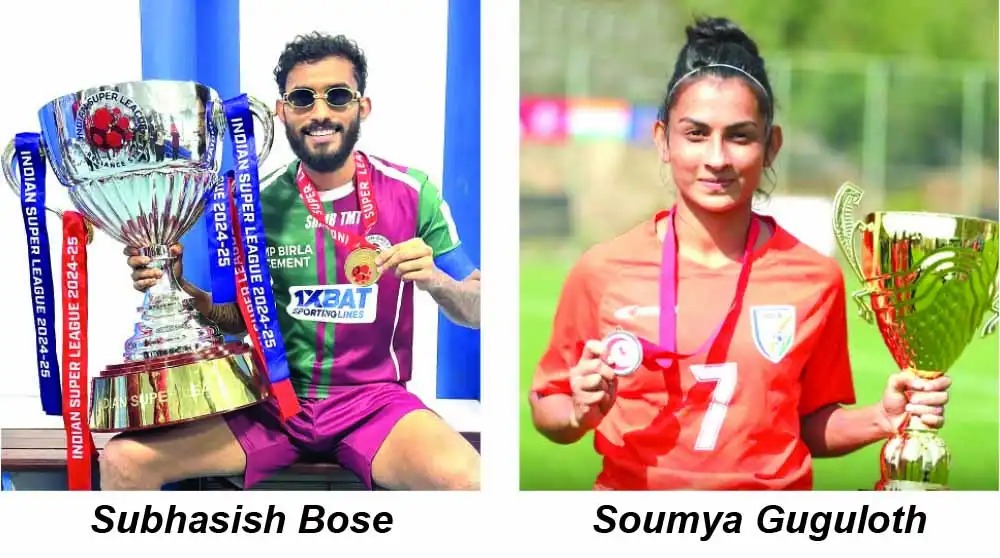 Subhasish Bose and Soumya Guguloth Shine as AIFF Players of the Year