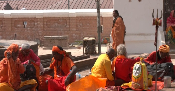 Spiritual Surge in Kathmandu: Sadhus Gather for Maha Shivaratri at Pashupatinath