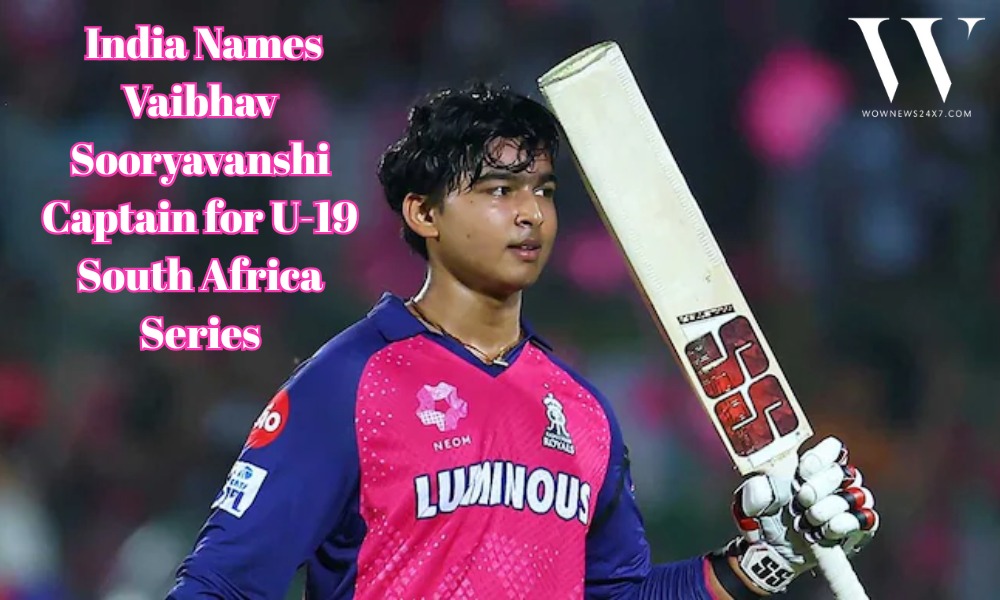 Teen Sensation: 14-Year-Old Vaibhav Sooryavanshi to Lead India U-19 in South Africa