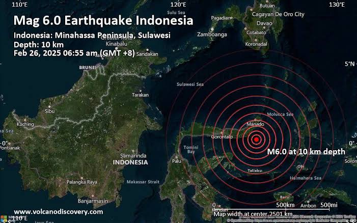 Seismic Surprise: Strong Earthquake Strikes Near Gorontalo, Indonesia-Residents Remain Calm